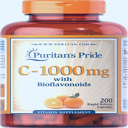 Amazon.com: Puritan's Pride Vitamin C with Bioflavonoids for Immune System  Support & Skin Health Capsules : Health & Household